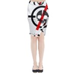 Twenty One Pilots Skull Midi Wrap Pencil Skirt