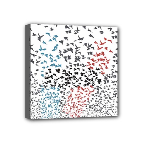 Twenty One Pilots Birds Mini Canvas 4  x 4  (Stretched) from ArtsNow.com