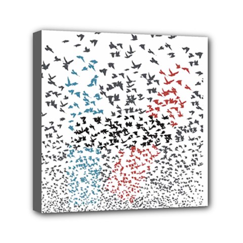 Twenty One Pilots Birds Mini Canvas 6  x 6  (Stretched) from ArtsNow.com