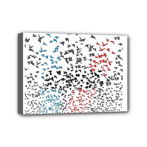 Twenty One Pilots Birds Mini Canvas 7  x 5  (Stretched) from ArtsNow.com