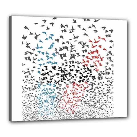 Twenty One Pilots Birds Canvas 24  x 20  (Stretched) from ArtsNow.com