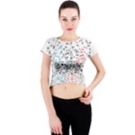 Twenty One Pilots Birds Crew Neck Crop Top