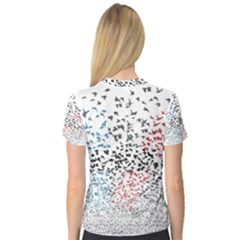 V-Neck Sport Mesh T-Shirt 