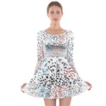 Twenty One Pilots Birds Long Sleeve Skater Dress