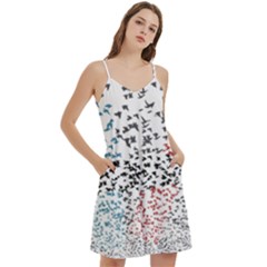 Mini Camis Dress With Pockets 