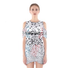 Shoulder Cutout One Piece Dress 