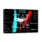 Twenty One Pilots Stay Alive Song Lyrics Quotes Deluxe Canvas 18  x 12  (Stretched)