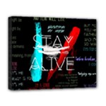 Twenty One Pilots Stay Alive Song Lyrics Quotes Deluxe Canvas 20  x 16  (Stretched)