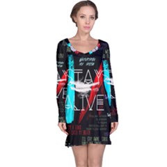 Long Sleeve Nightdress 