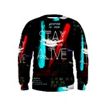 Twenty One Pilots Stay Alive Song Lyrics Quotes Kids  Sweatshirt