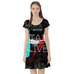 Twenty One Pilots Stay Alive Song Lyrics Quotes Short Sleeve Skater Dress