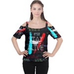 Twenty One Pilots Stay Alive Song Lyrics Quotes Women s Cutout Shoulder Tee