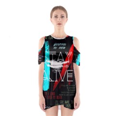 Shoulder Cutout One Piece Dress 