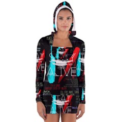 Long Sleeve Hooded T-shirt 
