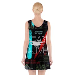 V-Neck Sleeveless Dress 