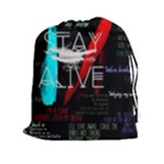 Twenty One Pilots Stay Alive Song Lyrics Quotes Drawstring Pouch (XXL)