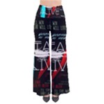 Twenty One Pilots Stay Alive Song Lyrics Quotes Women s Chic Palazzo Pants 