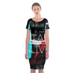 Twenty One Pilots Stay Alive Song Lyrics Quotes Classic Short Sleeve Midi Dress