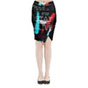 Midi Wrap Pencil Skirt 