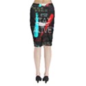 Midi Wrap Pencil Skirt 