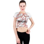 Twenty One Pilots Tear In My Heart Soysauce Remix Crew Neck Crop Top
