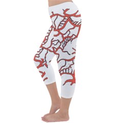 Capri Winter Leggings Back Capri Winter Leggings Back