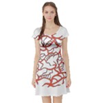 Twenty One Pilots Tear In My Heart Soysauce Remix Short Sleeve Skater Dress
