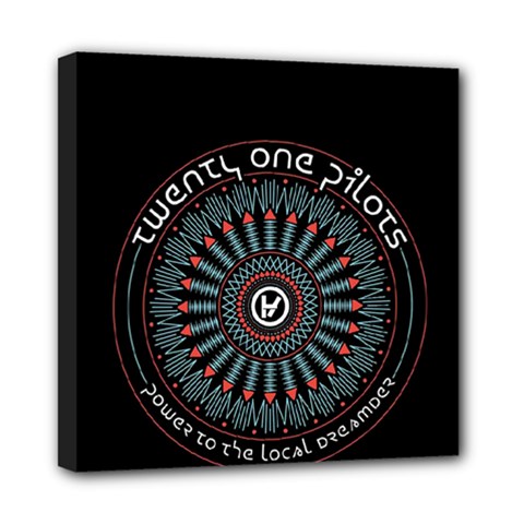 Twenty One Pilots  Mini Canvas 8  x 8  (Stretched) from ArtsNow.com