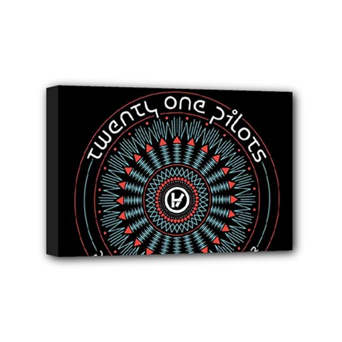 Twenty One Pilots  Mini Canvas 6  x 4  (Stretched) from ArtsNow.com