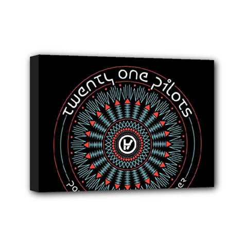 Twenty One Pilots  Mini Canvas 7  x 5  (Stretched) from ArtsNow.com