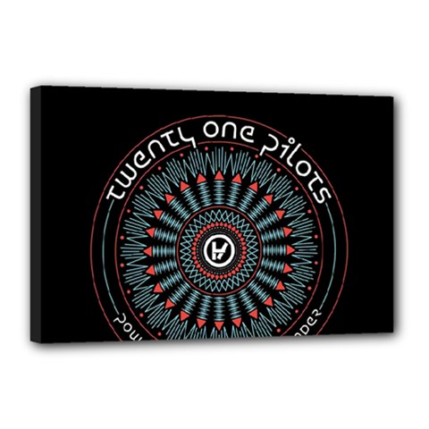 Twenty One Pilots  Canvas 18  x 12  (Stretched) from ArtsNow.com
