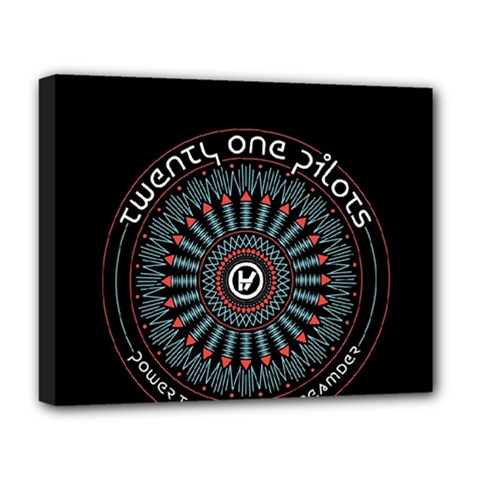 Twenty One Pilots  Deluxe Canvas 20  x 16  (Stretched) from ArtsNow.com