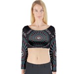 Twenty One Pilots  Long Sleeve Crop Top (Tight Fit)