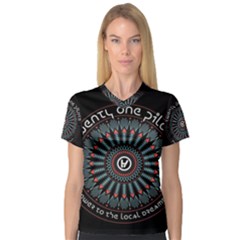 V-Neck Sport Mesh T-Shirt 