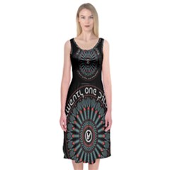 Twenty One Pilots  Midi Sleeveless Dress from ArtsNow.com