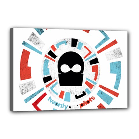 Twenty One Pilots  Canvas 18  x 12  (Stretched) from ArtsNow.com
