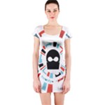 Twenty One Pilots  Short Sleeve Bodycon Dress