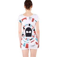 Short Sleeve Bodycon Dress Back Short Sleeve Bodycon Dress Back