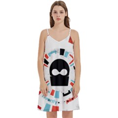 Mini Camis Dress With Pockets 