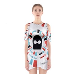 Shoulder Cutout One Piece Dress 