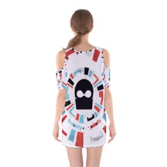 Shoulder Cutout One Piece Dress 