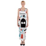 Twenty One Pilots  Fitted Maxi Dress