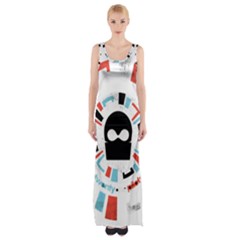 Thigh Split Maxi Dress 