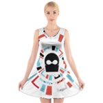 Twenty One Pilots  V-Neck Sleeveless Dress