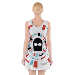 V-Neck Sleeveless Dress 