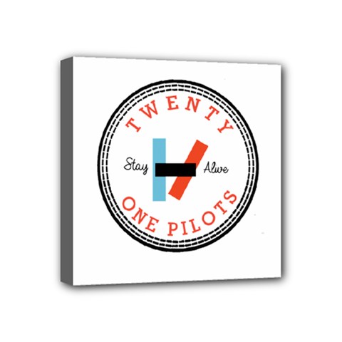 Twenty One Pilots  Mini Canvas 4  x 4  (Stretched) from ArtsNow.com