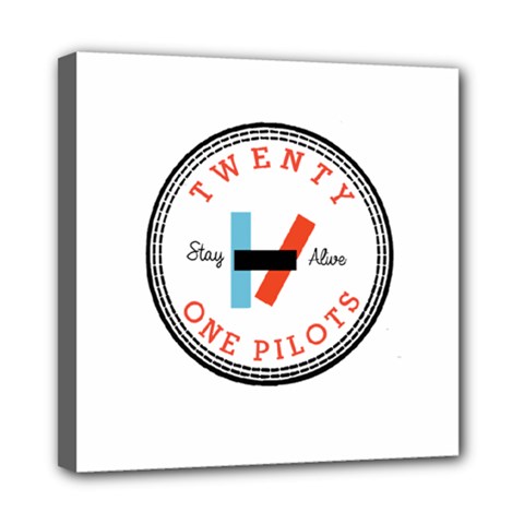 Twenty One Pilots  Mini Canvas 8  x 8  (Stretched) from ArtsNow.com
