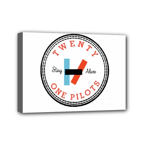 Twenty One Pilots  Mini Canvas 7  x 5  (Stretched) from ArtsNow.com