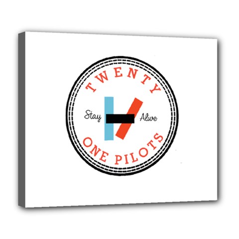 Twenty One Pilots  Deluxe Canvas 24  x 20  (Stretched) from ArtsNow.com