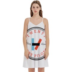 Mini Camis Dress With Pockets 